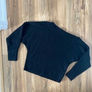 GUESS Black One Shoulder Sweater